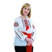 Embroidered blouse "Golden Peaks"